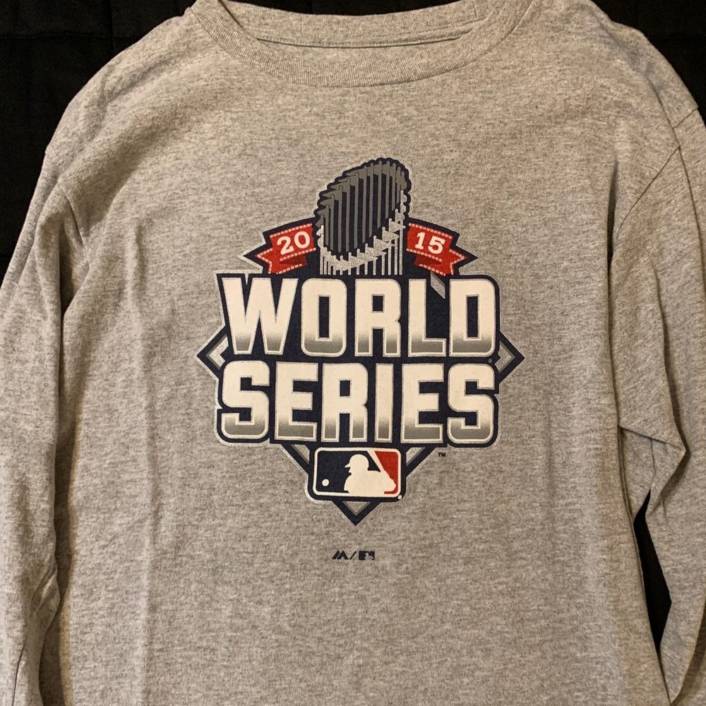 Majestic 2015 World Series Long Sleeve Tee- Mens L